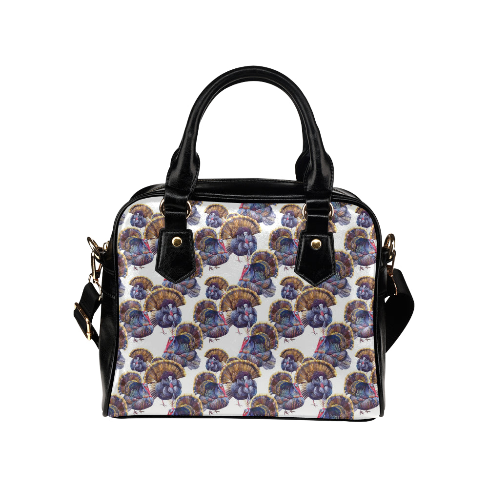 Turkey Pattern Print Design 01 Shoulder Handbag