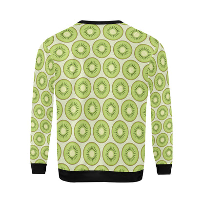 Kiwi Pattern Print Design KW02 Men Long Sleeve Sweatshirt