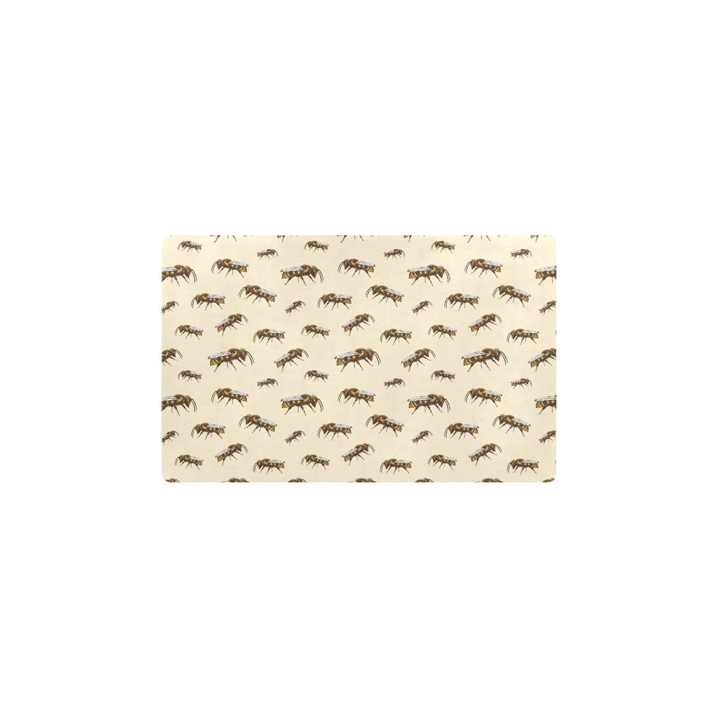 Bee Print Design LKS306 Kitchen Mat
