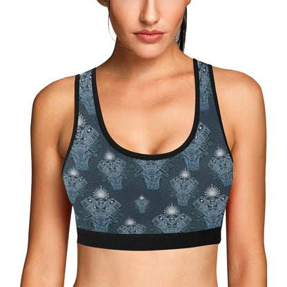 Elephant Mandala Sports Bra