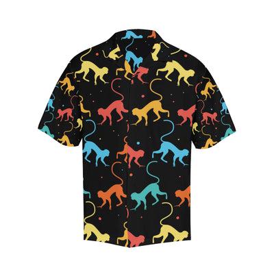 Monkey Pattern Print Design 01 Men's Hawaiian Shirt