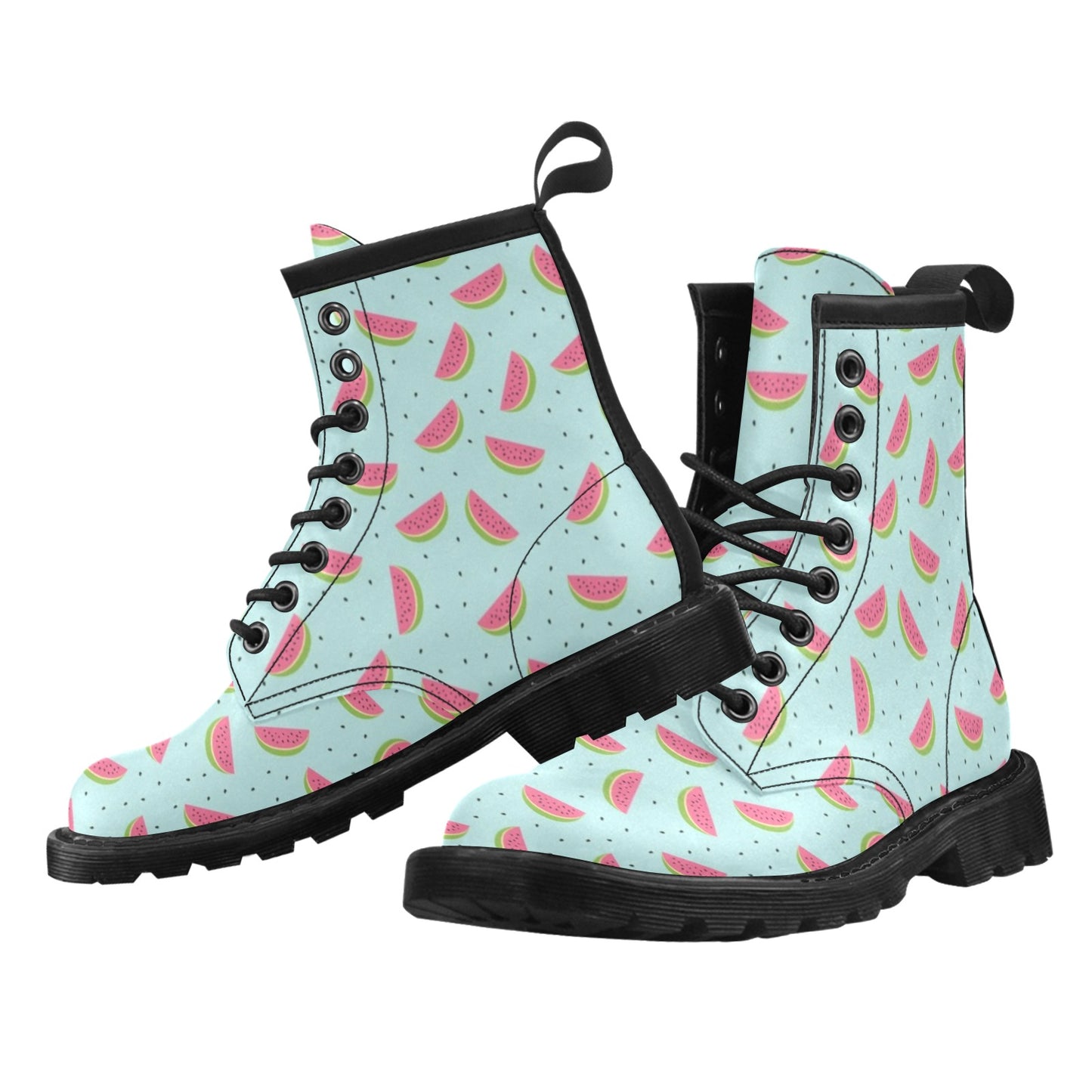 Watermelon Pattern Print Design WM06 Women's Boots