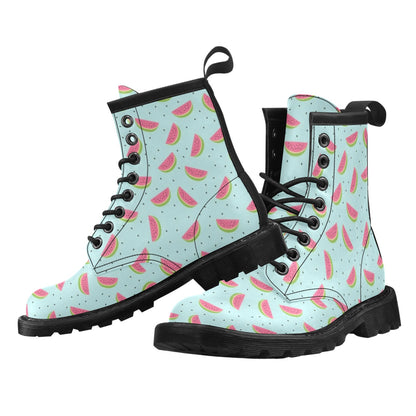 Watermelon Pattern Print Design WM06 Women's Boots