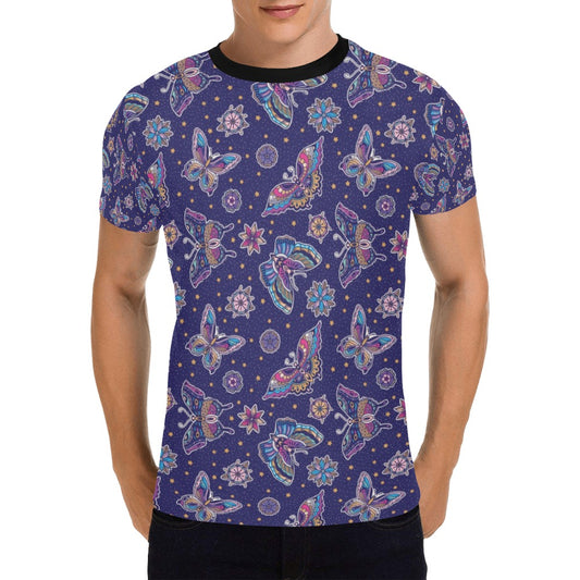 Butterfly Print Design LKS303 Men's All Over Print T-shirt