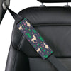 Llama Cactus Pattern Print Design 012 Car Seat Belt Cover