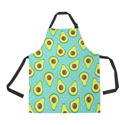 Avocado Pattern Print Design AC012 Apron with Pocket
