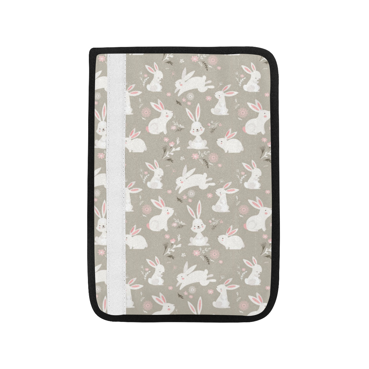 Rabbit Pattern Print Design RB03 Car Seat Belt Cover