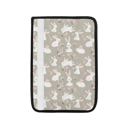 Rabbit Pattern Print Design RB03 Car Seat Belt Cover
