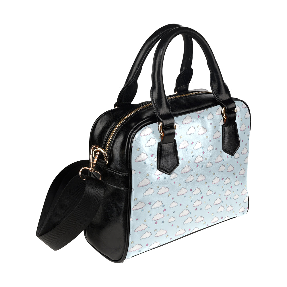 Cloud  Pattern Print Design 01 Shoulder Handbag