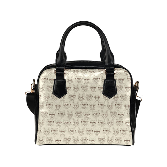 Cat Pattern Print Design 02 Shoulder Handbag