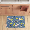 Monarch Butterfly Pattern Print Design 02 Kitchen Mat