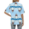 Shark Bite Women's Hawaiian Shirt