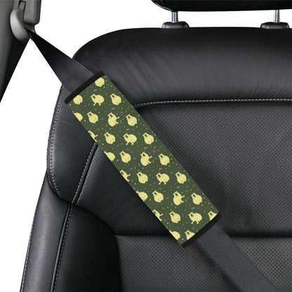 Capybara Pattern Print Design 03 Car Seat Belt Cover