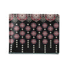 Ethnic Dot Style Print Pattern Men's ID Card Wallet