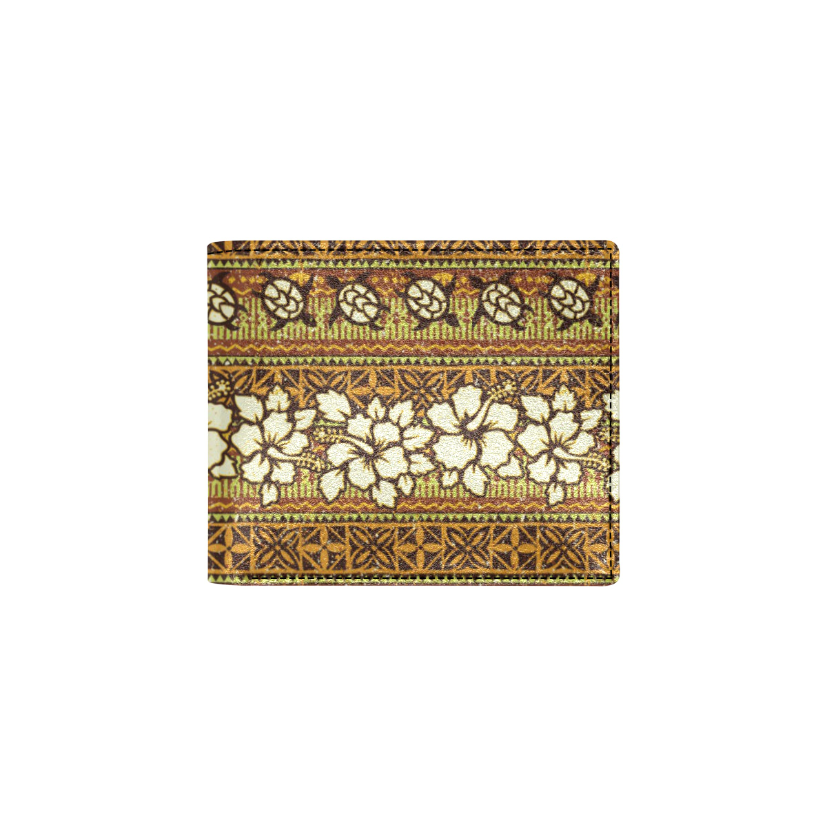 Hawaiian Themed Pattern Print Design H015 Men's ID Card Wallet