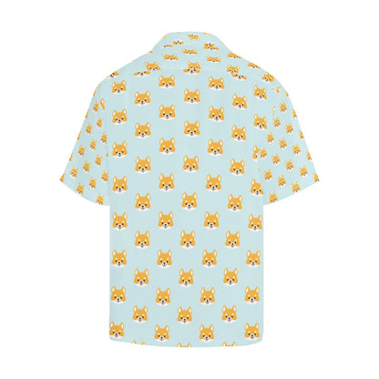 Shiba Inu Print Design LKS301 Men's Hawaiian Shirt
