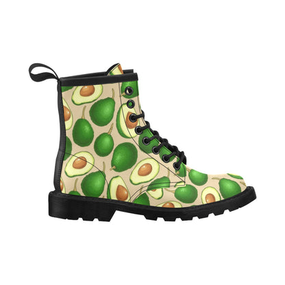 Avocado Pattern Print Design AC010 Women's Boots