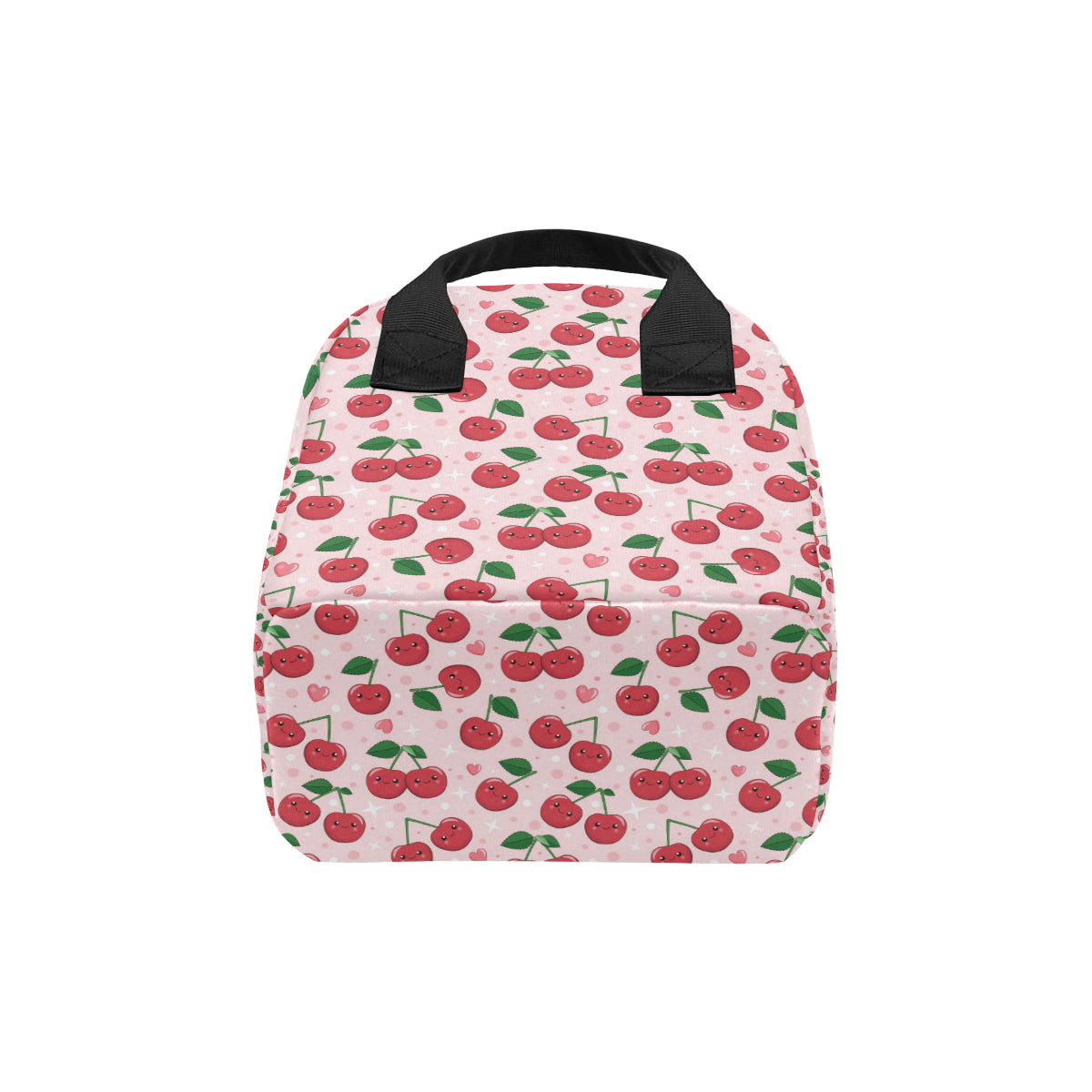 Cherry Pattern Print Design CH02 Insulated Lunch Bag