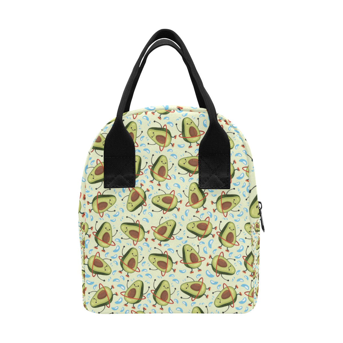Avocado Pattern Print Design AC02 Insulated Lunch Bag