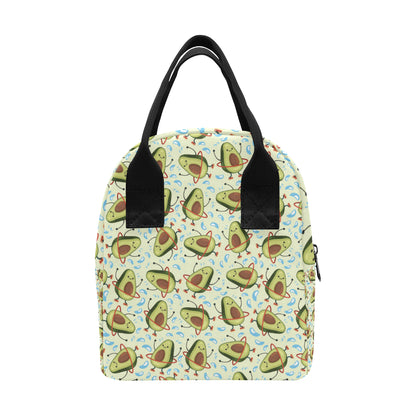Avocado Pattern Print Design AC02 Insulated Lunch Bag
