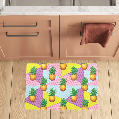Pineapple Pattern Print Design PP05 Kitchen Mat