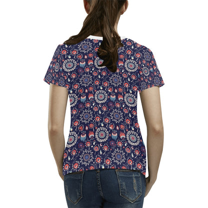 Suzani Print Design LKS305 Women's  T-shirt