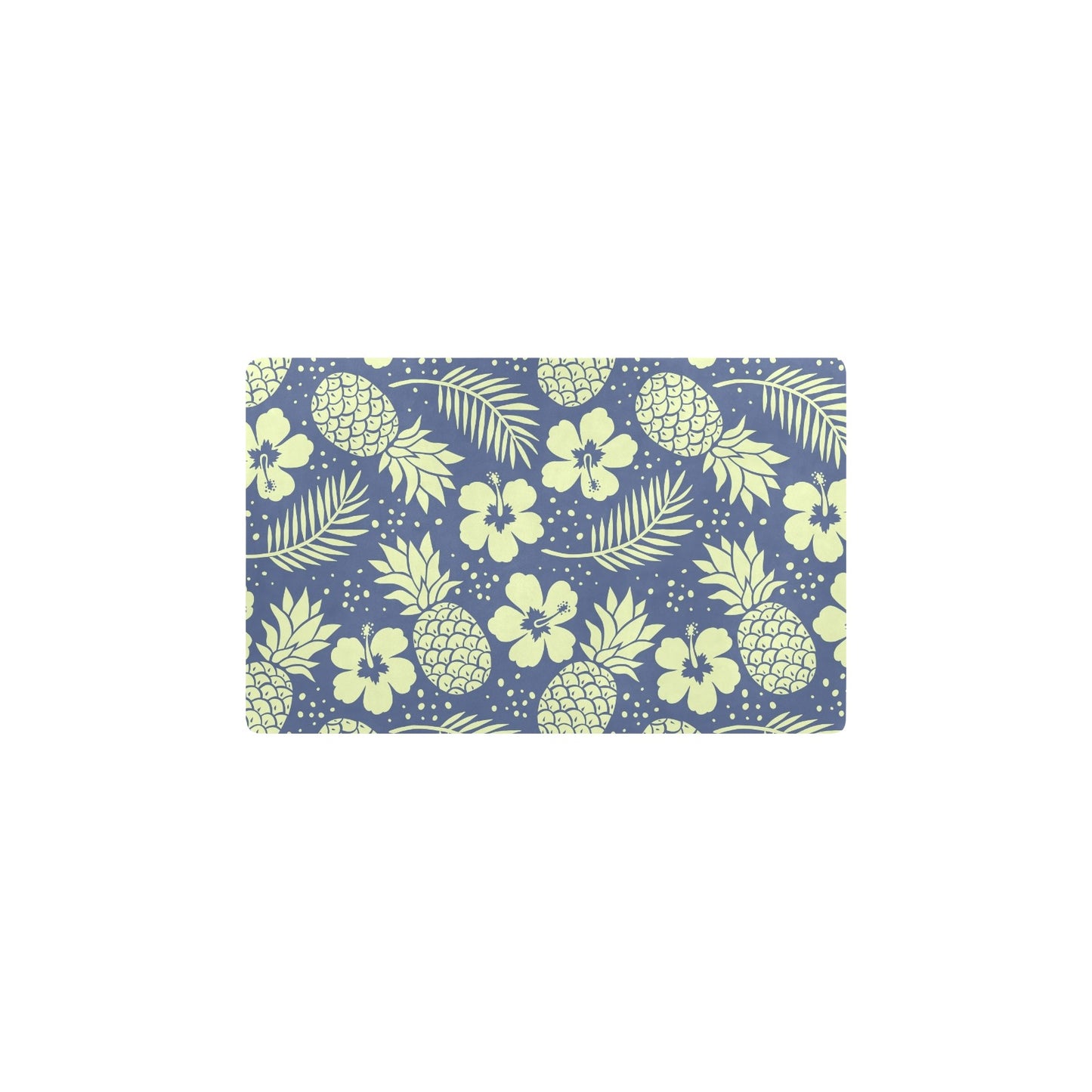 Pineapple Pattern Print Design PP07 Kitchen Mat