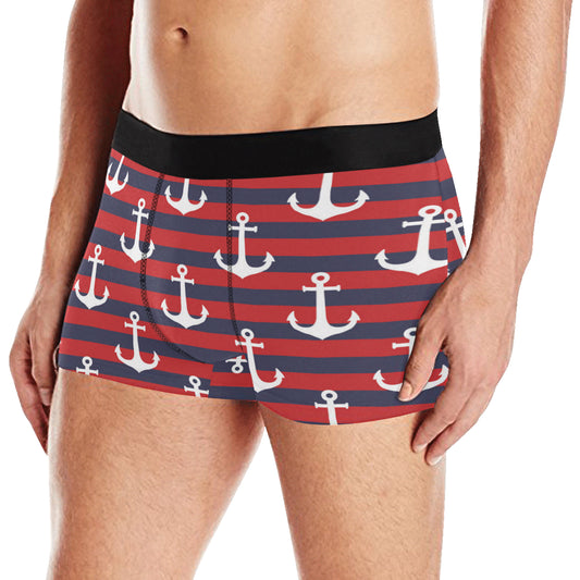 Nautical Pattern Print Design A05 Men's Boxer Briefs