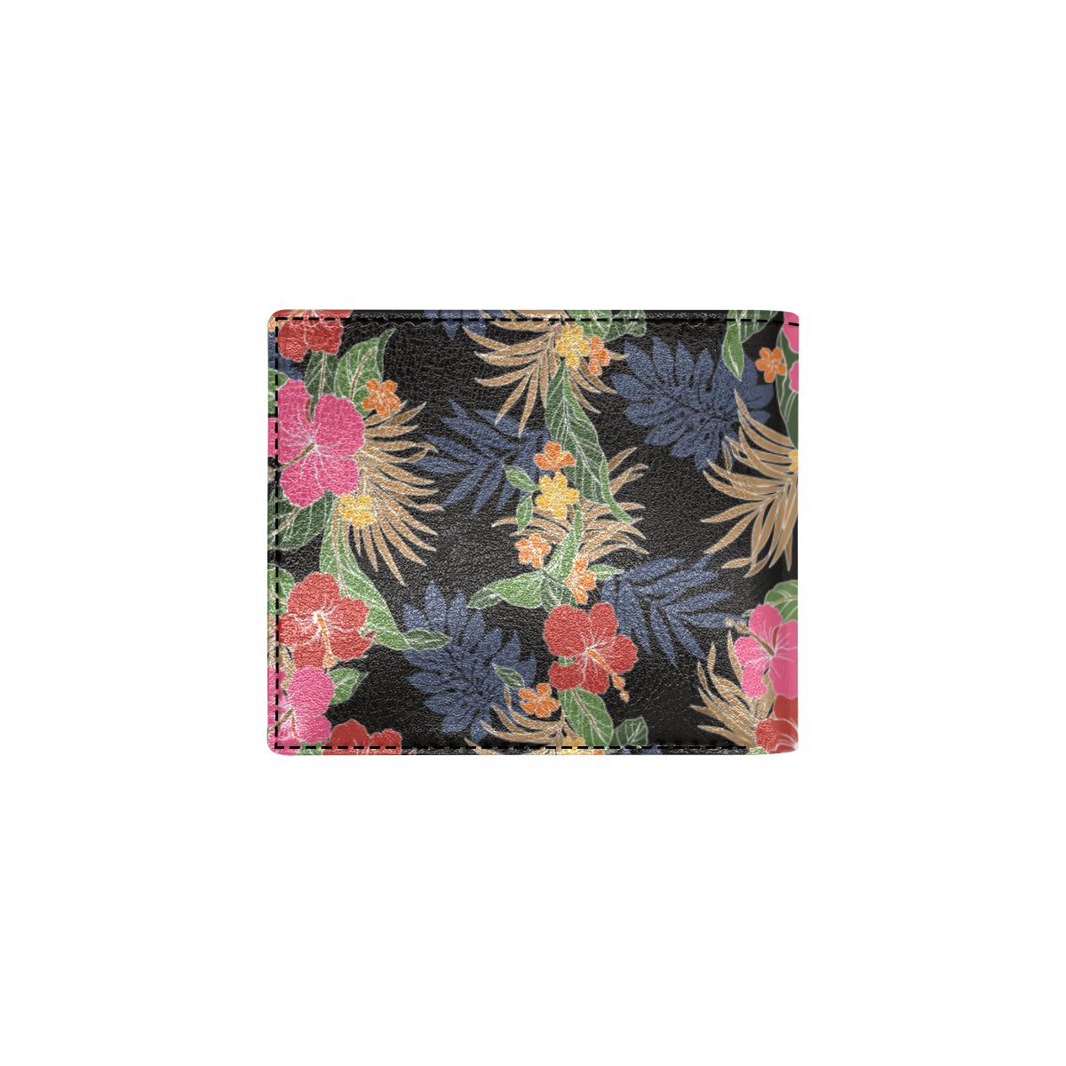 Hawaiian Themed Pattern Print Design H011 Men's ID Card Wallet
