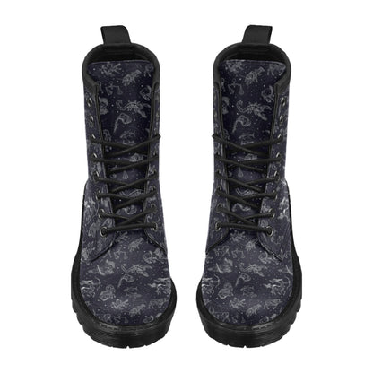Zodiac Print Design LKS304 Women's Boots