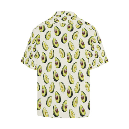 Avocado Pattern Print Design 01 Men's Hawaiian Shirt