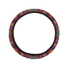 Bohemian Pattern Print Design 10 Steering Wheel Cover with Elastic Edge