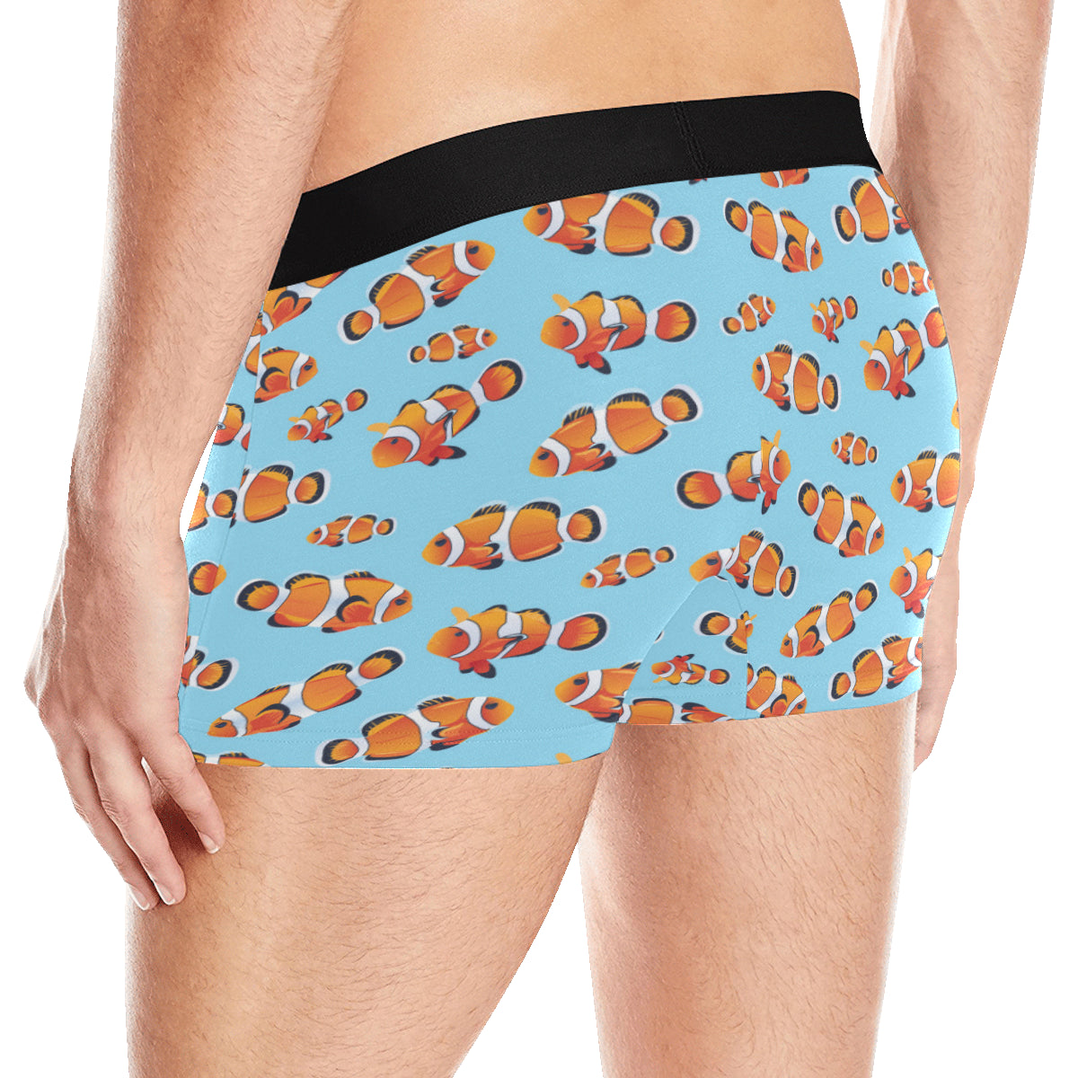 Clownfish Pattern Print Design 01 Men's Boxer Briefs