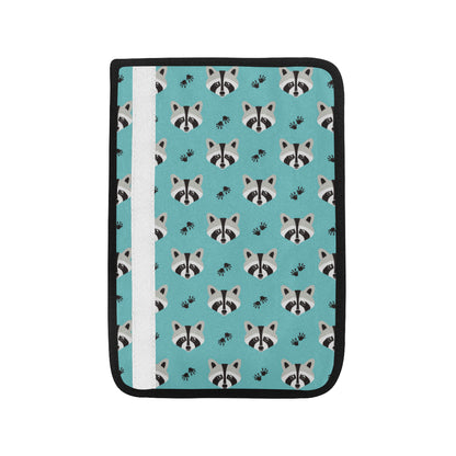 Raccoon Pattern Print Design A01 Car Seat Belt Cover