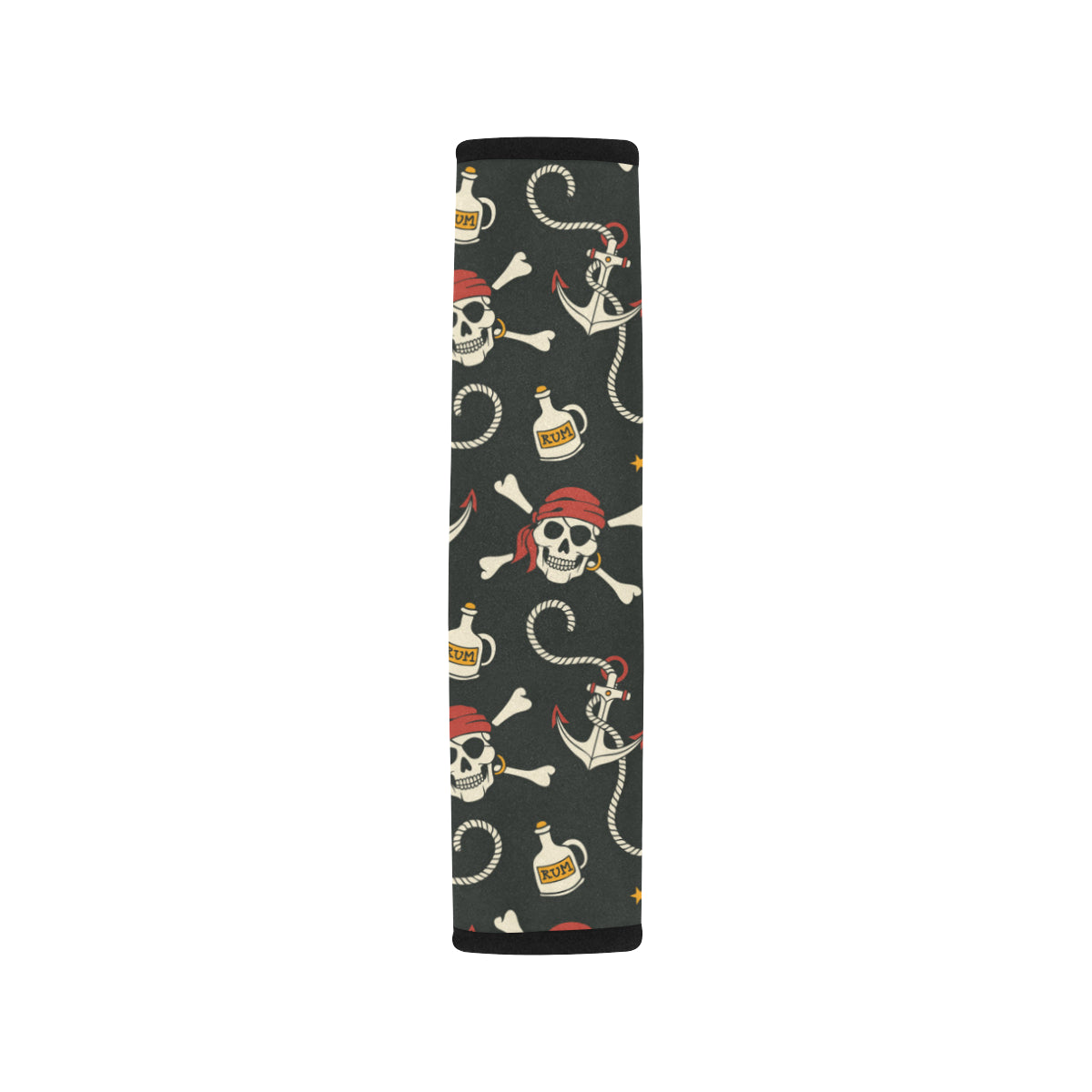 Pirate Pattern Print Design A02 Car Seat Belt Cover