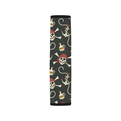 Pirate Pattern Print Design A02 Car Seat Belt Cover