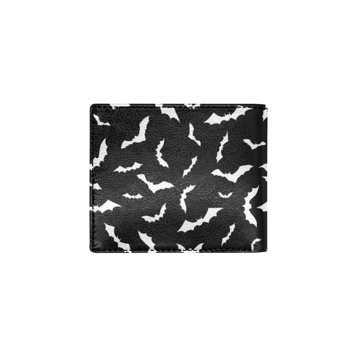 Bat Pattern Print Design 05 Men's ID Card Wallet