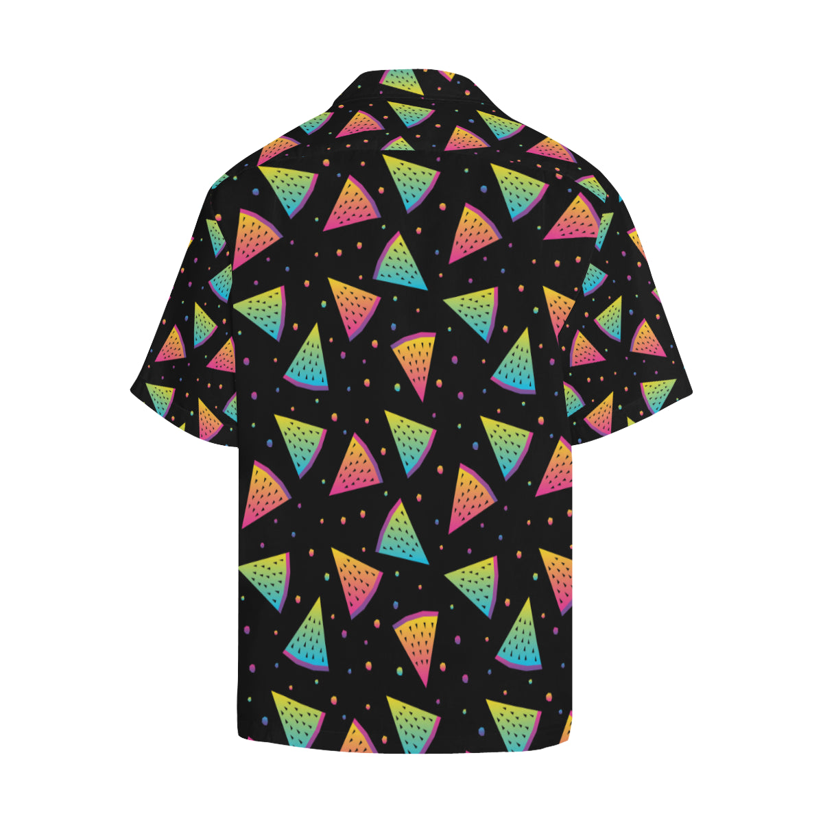 Rainbow Watermelon Pattern Print Design A04 Men's Hawaiian Shirt