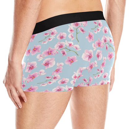 Orchid Pattern Print Design A01 Men's Boxer Briefs