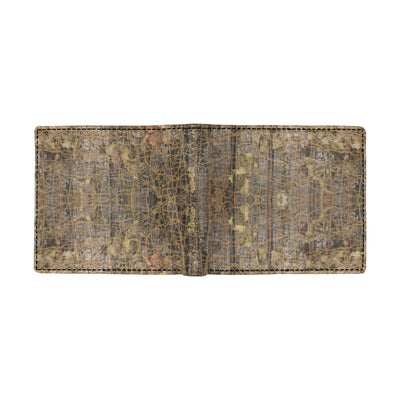 Camouflage Realtree Pattern Print Design 01 Men's ID Card Wallet