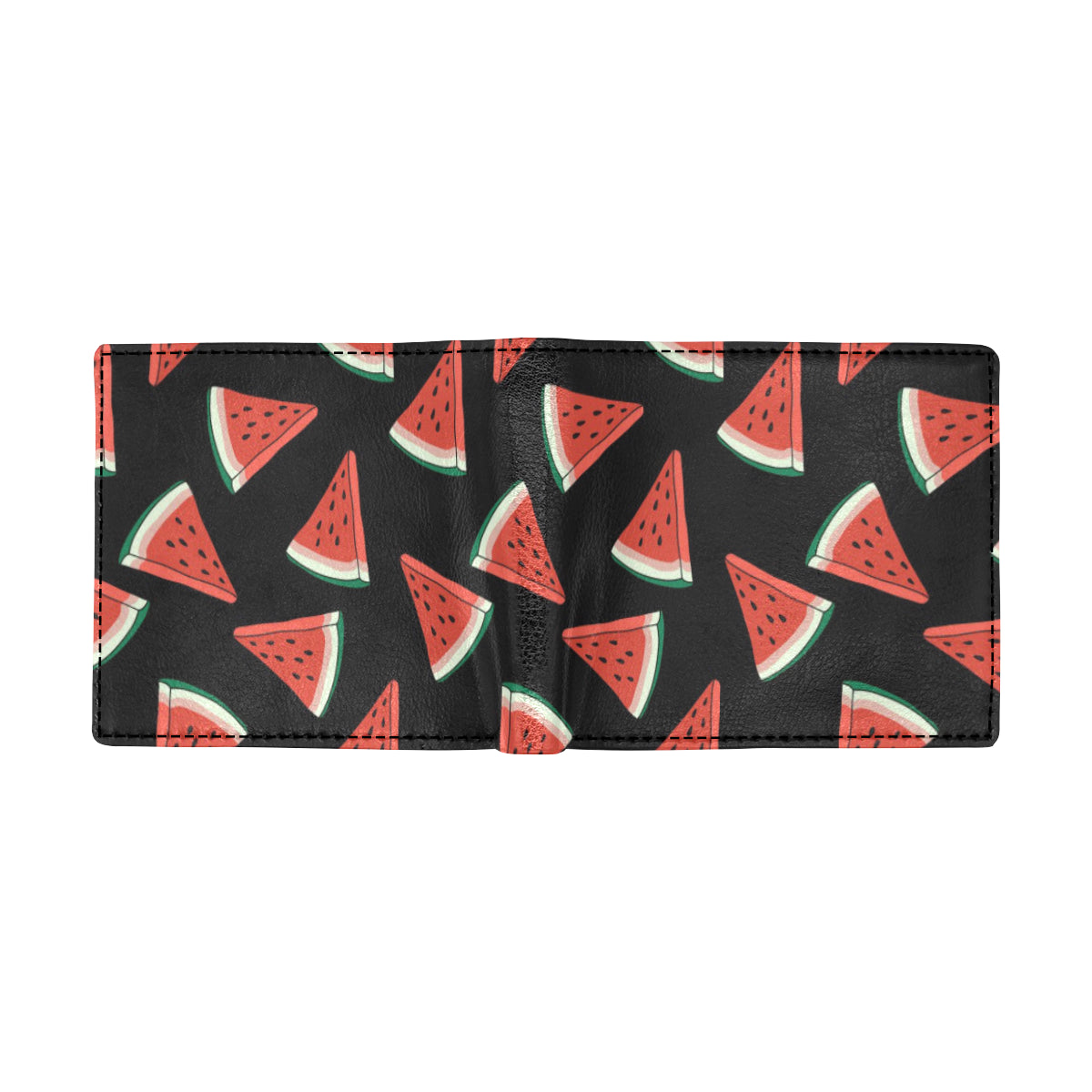 Watermelon Pattern Print Design WM01 Men's ID Card Wallet
