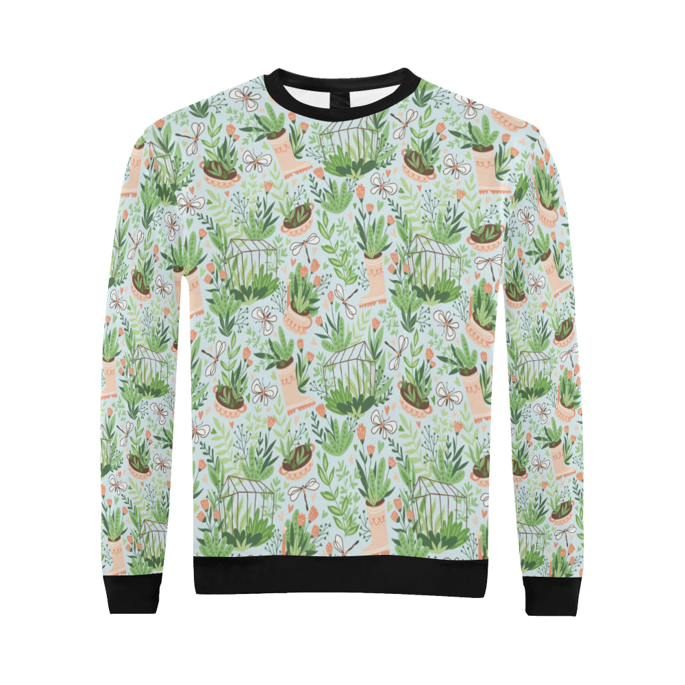 Gardening Pattern Print Design G04 Men Long Sleeve Sweatshirt