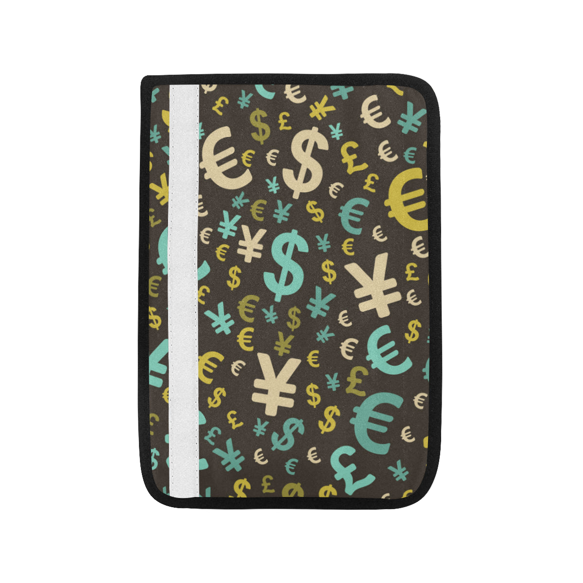 Money Pattern Print Design 01 Car Seat Belt Cover