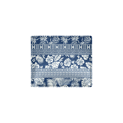 Hawaiian Themed Pattern Print Design H020 Men's ID Card Wallet