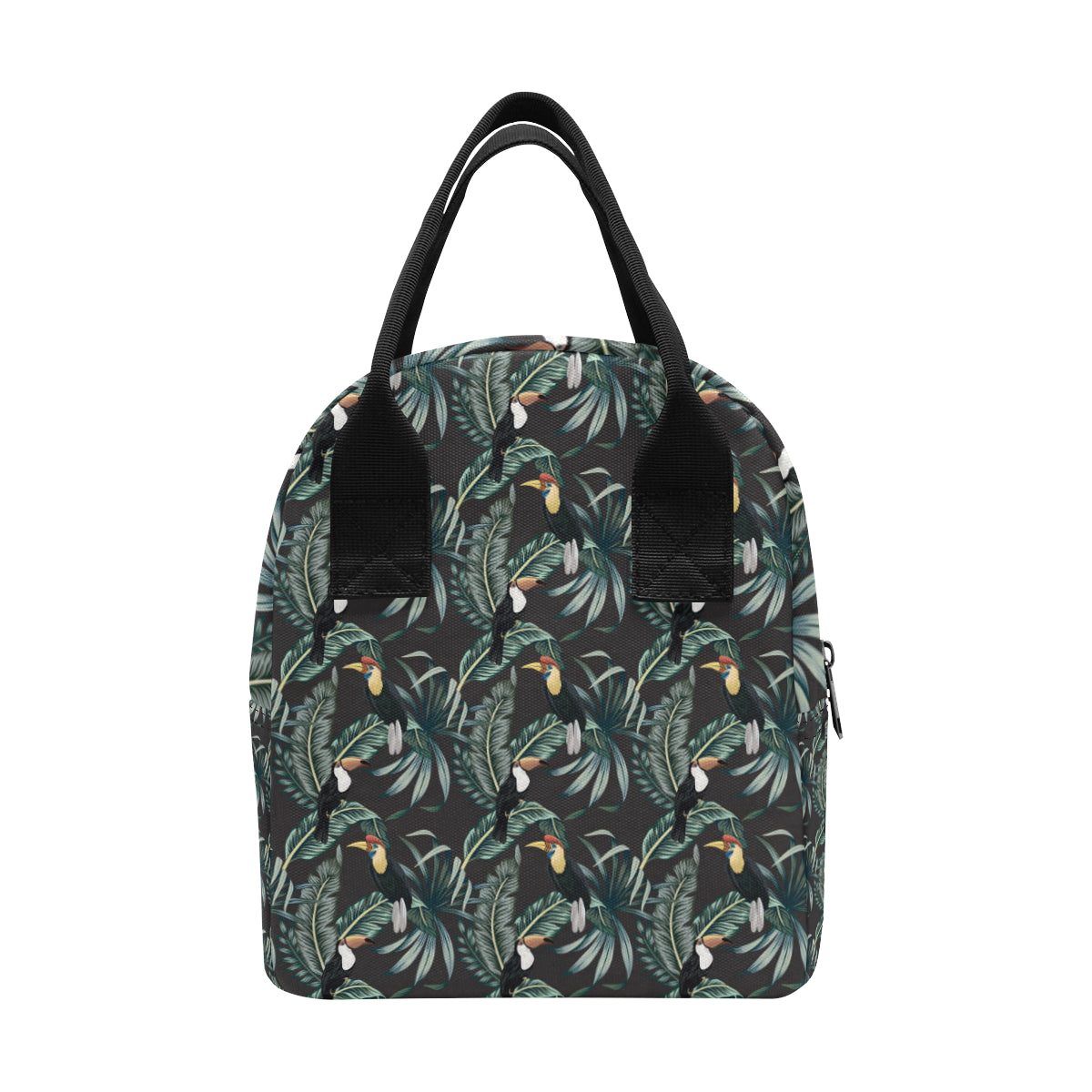 Rainforest Pattern Print Design RF06 Insulated Lunch Bag