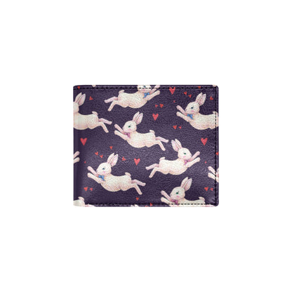 Rabbit Pattern Print Design RB016 Men's ID Card Wallet