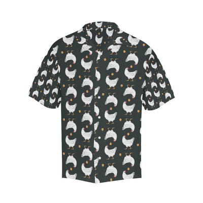 Chicken Pattern Print Design 06 Men's Hawaiian Shirt