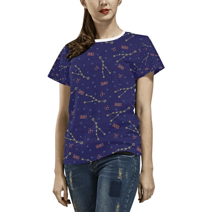 Taurus Print Design LKS301 Women's  T-shirt