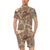 Camo Realistic Tree Forest Autumn Print Men's Romper