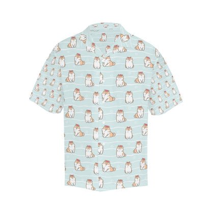 Shiba Inu Print Design LKS3011 Men's Hawaiian Shirt